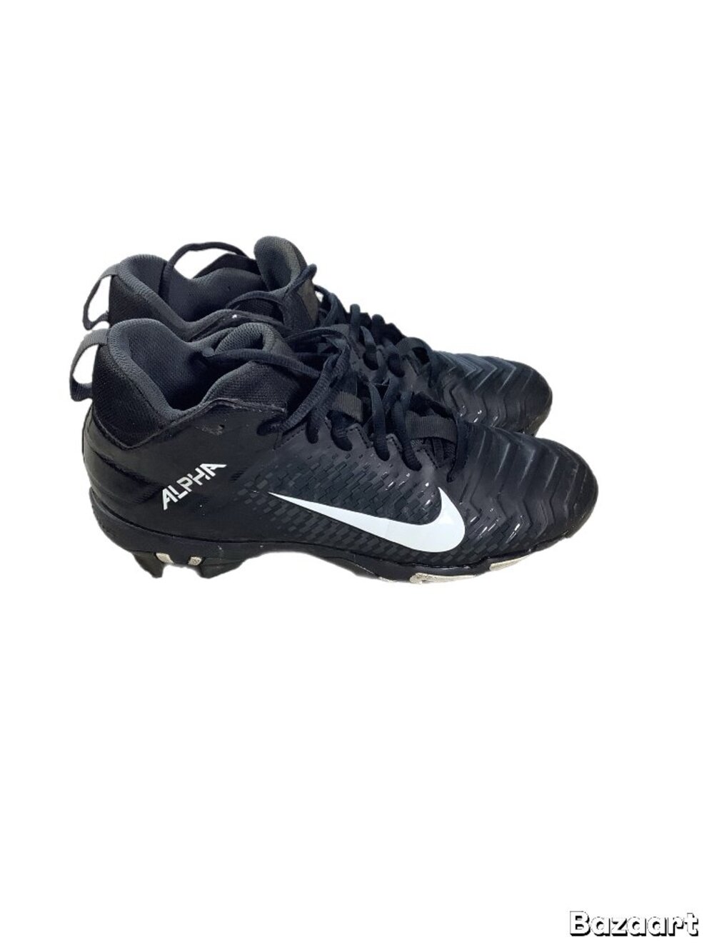 Nike Alpha Menace Shark 2 Football Cleats Men’s 9.5 Black White